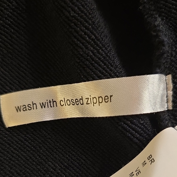 HUGO Navy Asymmetrical Zip Hoodie - Picture 15 of 16